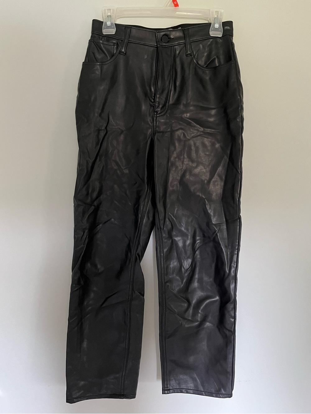 Women’s Black Faux Leather Pants